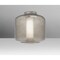 Besa Lighting Niles 10 Ceiling, Smoke Bubble/Opal, Satin Nickel, 1x60W Incandescent NILES10SOC-SN - alternate 1